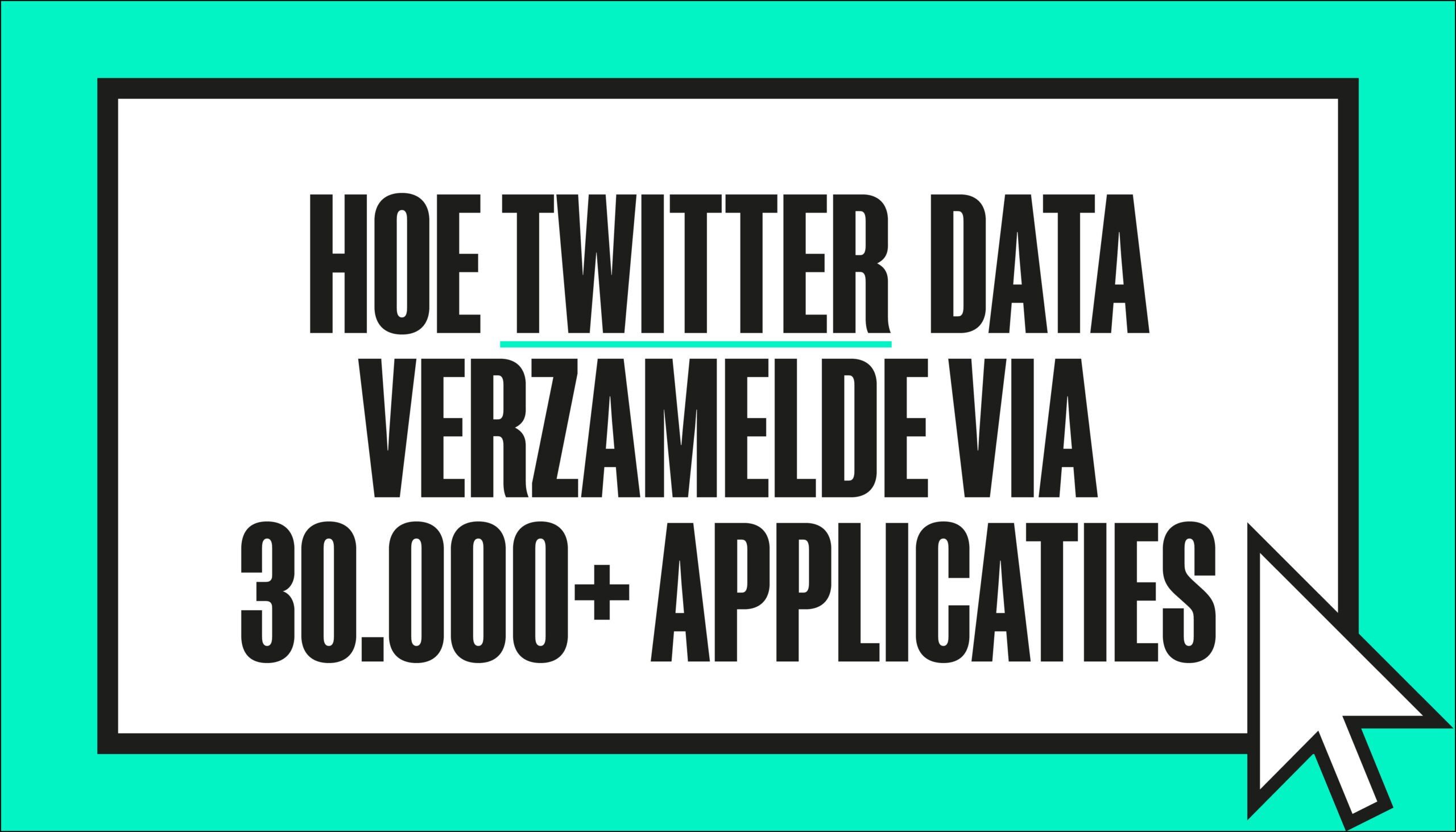 Hoe Twitter data verzamelde